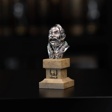 wow video Author's statuette "Zaporizhzhya Cossack" (height 14 cm)