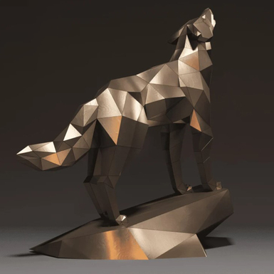 steel sculpture photo