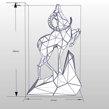 steel sculpture photo