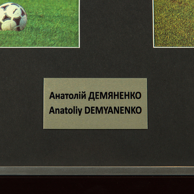 автограф в декоративной раме фото