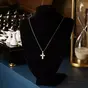 wow video Gold cross with diamond "Bell" from Lobortas