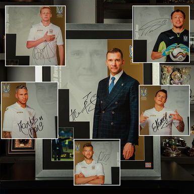 автографы игроков сборной Украины фото