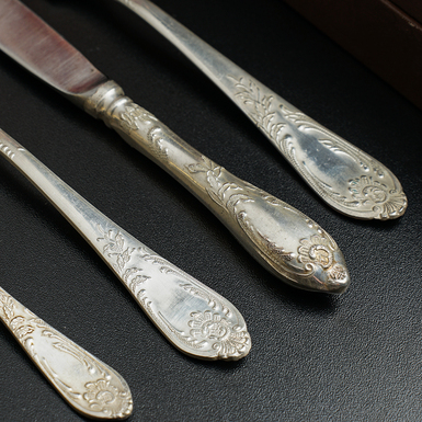 Посеребренный набор фото 1