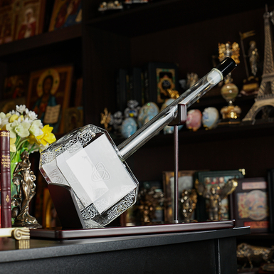 декантер-молот на підставці фото 1