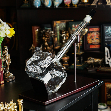 декантер для коньяку у вигляді молота фото 1