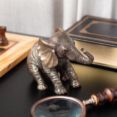 слон из бронзы фото