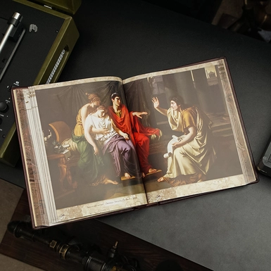 wow video Книга в шкіряній обкладинці Ніколло Макіавеллі «Державець»