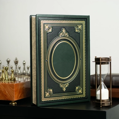 wow video Подарункова книга "Мудрість лідера" з натуральної шкіри