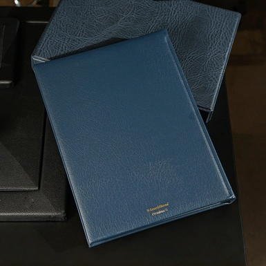 wow video Альбом для зберігання поштових марок із лефа-шкіри у футлярі 