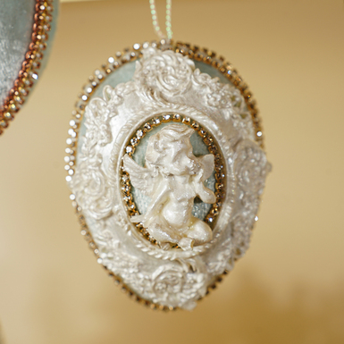 Egg with angel photo