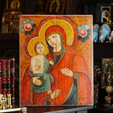 Купити ікону Божої Матері «Троєручниця»