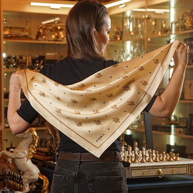 Шовкова хустка «Trident» фото