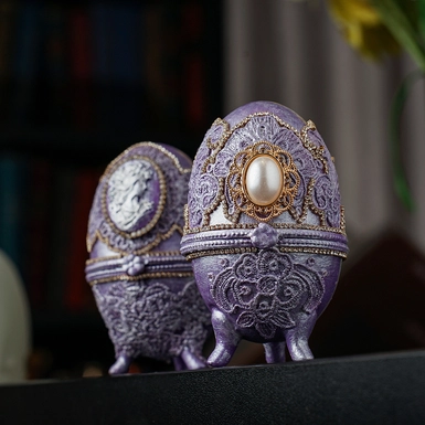 wow видео Набор пасхальных яиц-шкатулок (2 шт.) ручной работы "Светлая Пасха"