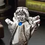 wow video Silver plated figurine "Angel", 1 pc. (blue stone)