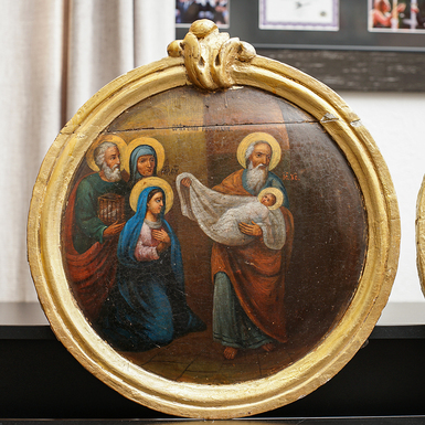 Купити старовинну ікону Ісуса Христа