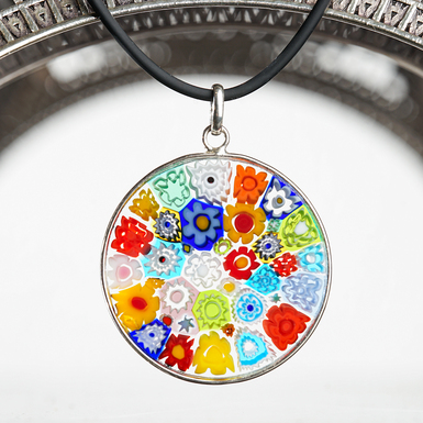 підвіска з муранського скла Rainbow фото