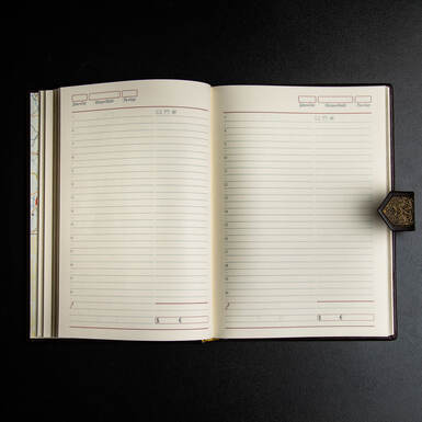 Разворот блокнота фото