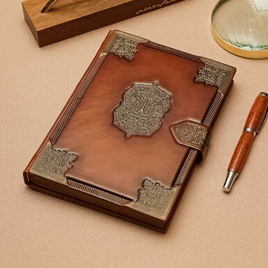 Кожаный блокнот фото