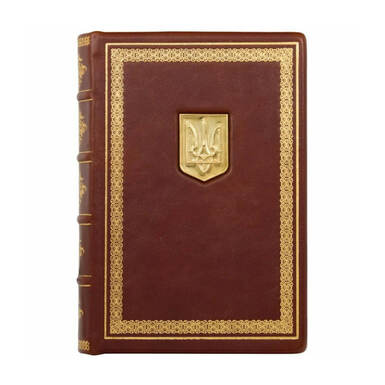 Коричневий блокнот фото