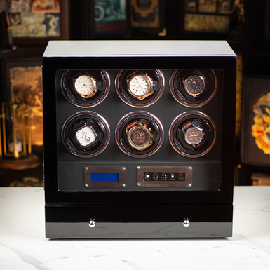 шкатулка для часов с прозрачной крышкой фото 1