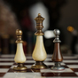 Exquisite chessboard figures photo