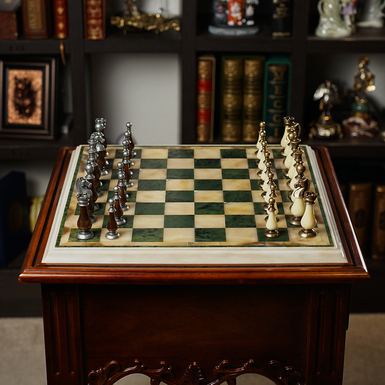 Elegant Chess Set Photo