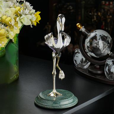 Sculpture with amethyst photo