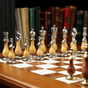 Detailed chess pieces photo