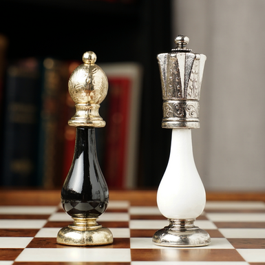 Detailed figures on the board photo