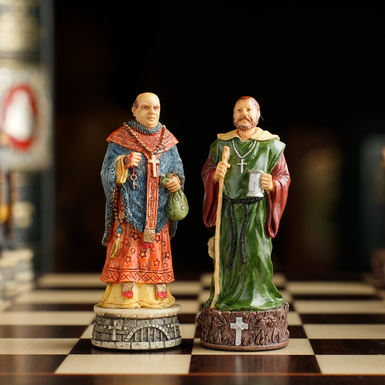 Detailed figures on the board photo
