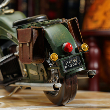 Модель мотоцикл в ретро-стилі фото