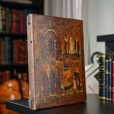 Купить старинную икону ангела-хранителя