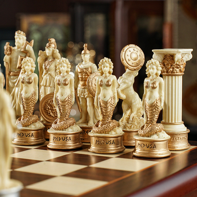 Chess on the board photo