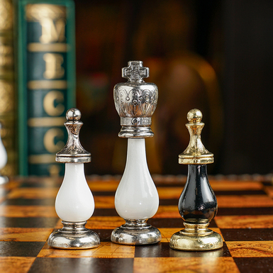 Detailed figures on the board photo