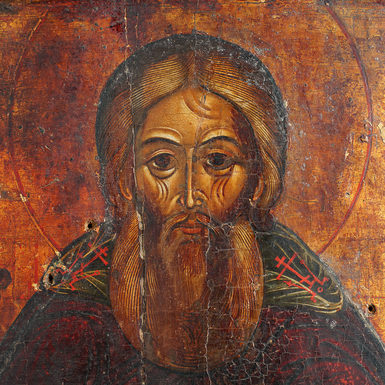 Buy an antique icon of Sergius of Radonezh