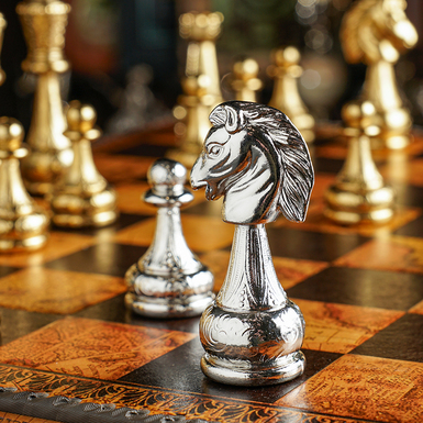 Шахи на дошці фото