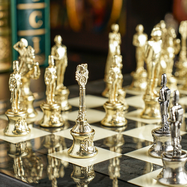 Chess on the board photo