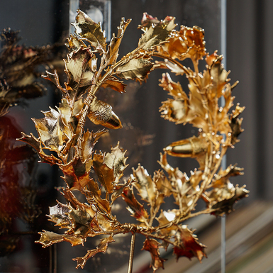 Венок с дубовыми листьями фото