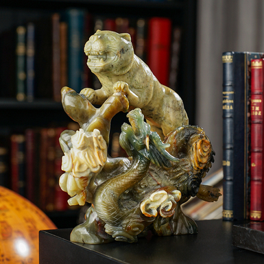 Sculpture in the interior photo