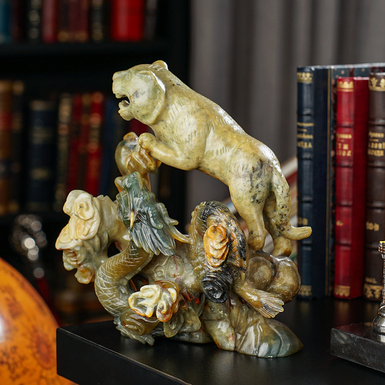 Tiger and dragon photo