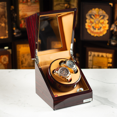 скринька для годинника з прозорою кришкою фото 1