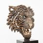 Бронзова статуетка "Маска тигра" фото 1