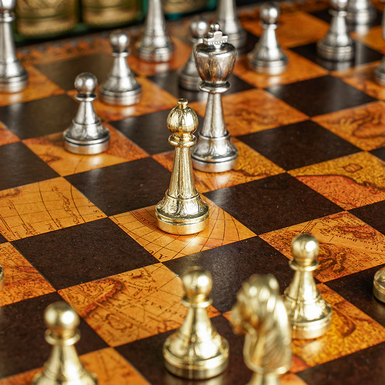 Шахматная доска фото