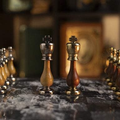 Chess on the board photo