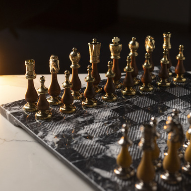 chess set italian production photo