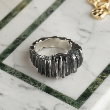 Срібна каблучка "Титанія" фото