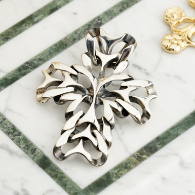 Silver cross "Grace" photo