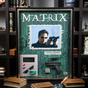 Аутентичный автограф актера Киану Ривза на диске с фильмом "Матрица" (67х87 см) фото