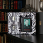Gift set of crystal glasses with gilding and silver "Trident" and the book "Stepan Bandera. Man and Myth", Halyna Gordasevych (in Ukrainian) photo