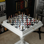 Detailed chess pieces photo
